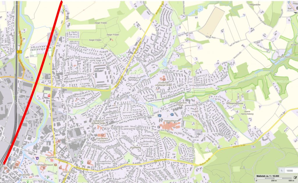 Neubaustrecke Bereich Herford